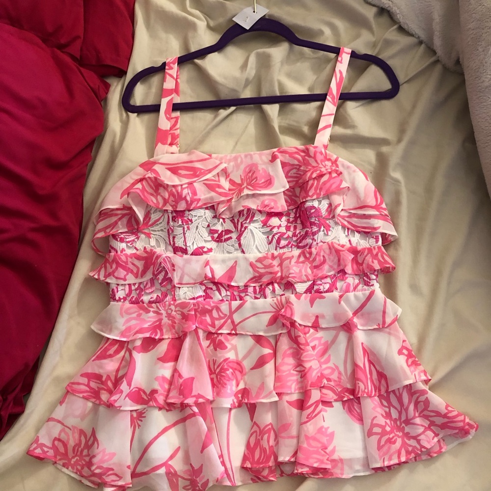 Lilly Pulitzer Olive Top